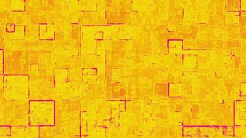 abstract design showcasing yellow and pink geometric square shapes suitable for background video
