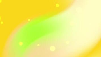 abstract gradient blending yellow and green with glowing bokeh highlights suitable for background video