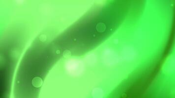 liscio pendenza verde sfondo con raggiante sfere e curve design adatto per sfondo video