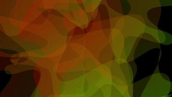 Abstract smoky overlay with green and red tones loop video