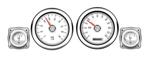 Speedometer speed car auto dashboard design. Speed meter abstract vector