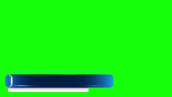 Futuristic design lower third banner animation. Broadcast news lower third banner template design. headline title. 4K animation. video
