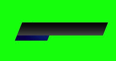 Futuristic lower third banner animation. Broadcast news lower third banner template design. headline title. 4K animation. video