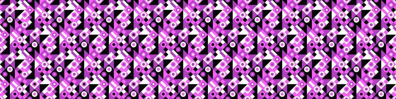 Seamless mosaic pattern background - repeating abstract graphic from geometrical shapes vector