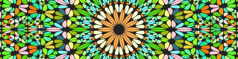 Geometrical oriental dynamic radial ornament pattern background design vector