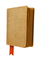 Photorealistic isolated book with high resolution object realistic item conceptual design png