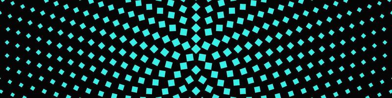 Halftone geometric light blue square pattern background design vector