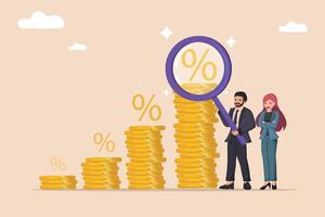 Examining Key Financial Indicators for Strategic Investment Decisions and Future Growth. vector
