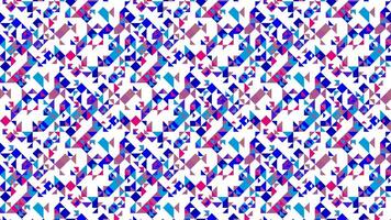 Abstract seamless geometrical random triangle pattern background video