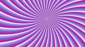Abstract hypnotic twirling ray background - seamless loop video