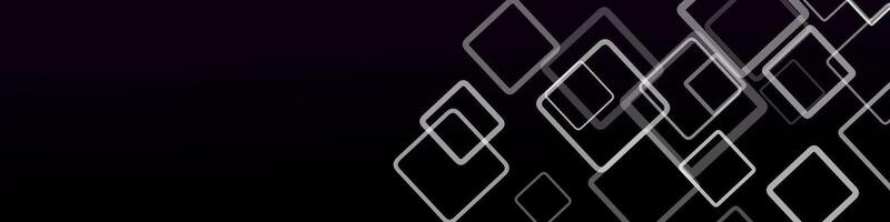 Color gradient geometric header background design - abstract horizontal illustration vector