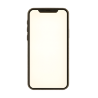 High resolution photorealistic isolated object realistic smartphone with isolated item for digital use png