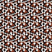 Abstract random brown, black and white mosaic pattern background design vector