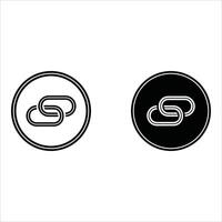 Link flat icon , Chain icon vector