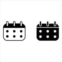 Calendar flat icon. Deadline,calendar notification, reminder organizer. vector