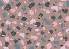 Colorful pattern with greyterrazzo texture vector