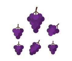 Grapes Icon Collection Featuring Unique Designs for Digital Art Projects vector
