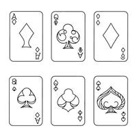 Playing Card Artwork Creation Guide Step Drawing for Perfect Illustrations vector