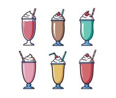 Assorted Colorful Cold Drinks and Tasty Juice for Any Occasion vector