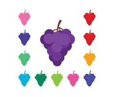 Detailed and Stylish Grapes Collection for Branding and Design Projects vector