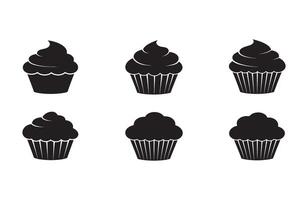 Classic Cupcake Templates for DIY Baking Invitations and Themed Events vector