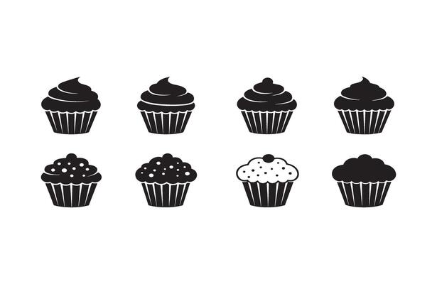 Bakery Inspired Cupcake Silhouettes for Pastry Chefs and Home Bakers