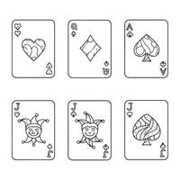Stepwise Playing Card Sketching Guide Improve Art Skills with Detailed Tutorials vector