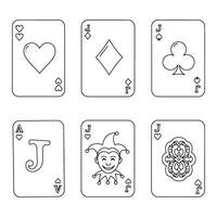 How to Create Playing Card Art Detailed Sketch Guide for Artists to Follow vector