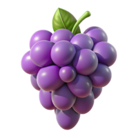purple grapes on a transparent background png