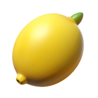 a lemon on a transparent background png