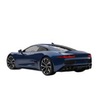 Isolated automobile on a transparent surface png