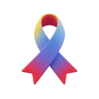 Ribbon object on invisible background png