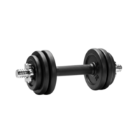 Dumbbell displayed on a blank background png