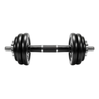 Dumbbell highlighted on a clear background png