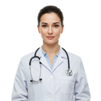 Doctor standing on transparent background png