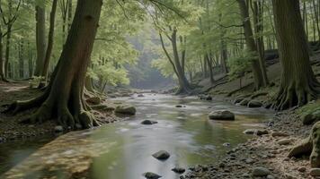 Forest Stream Flowing video