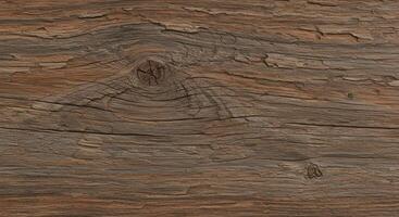 Detailed Wooden Plank Texture Showing Wood Grain and Knot Pattern photo