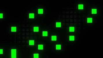 amarelo e verde cibernético tetris fundo vj ciclo dentro 4k video