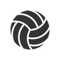 Volleyball icon. perfect for use in sports-related designs, illustrations, or web graphics. The clean and minimalist style is suitable for various applications. vector
