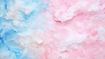 Abstract Swirls of Pink White and Blue Paint with a Dreamy Texture Background photo