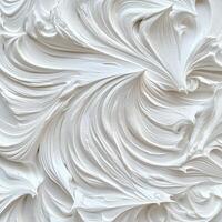 Abstract Swirling Cream Paint Texture Background photo