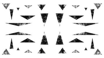 A black and white pattern with triangles video
