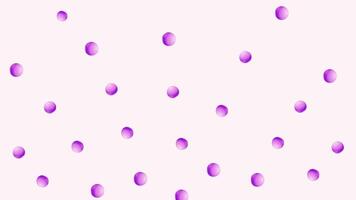 A pattern of purple circles on a white background video