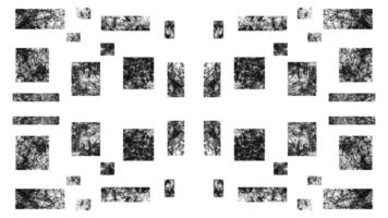 A black and white image of squares with a white background video