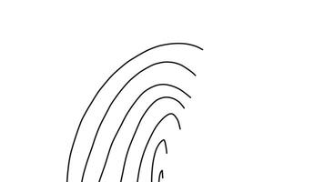 A drawing of a wave with a line going through it video