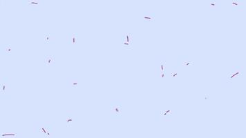 A purple and white background with many small dots video