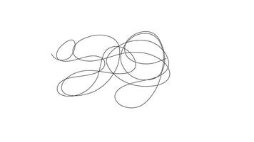 A drawing of a line with a curved shape video