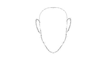 cómo a dibujar un cabeza con un lápiz video