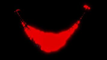A red face with a red nose and red eyes video