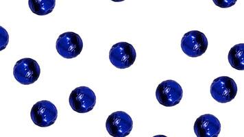 A blue and silver pattern of circles video